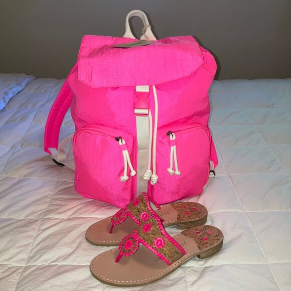 Neon Pink Universal Thread Goods Company Backpack - NWT - Picture 9 of 9